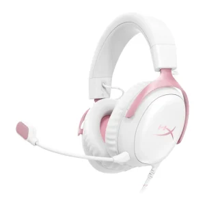 HyperX Cloud III Wired Gaming Headset – White/Pink - AX Store Kuwait