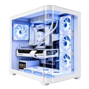RX 9070 XT Gaming PC – Ultra 9 285K – Tortox Curvo White