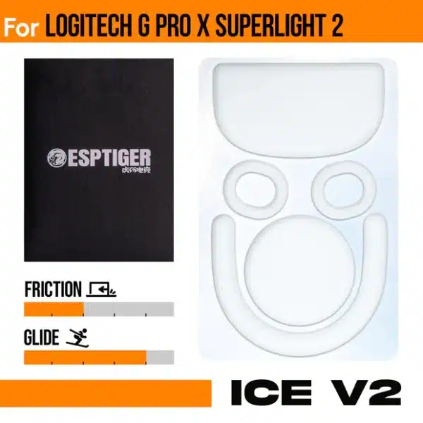 ESPTiger ICE V2 PTFE Mouse Skates for Logitech G Pro X Superlight 2 - AX Store Kuwait - 2