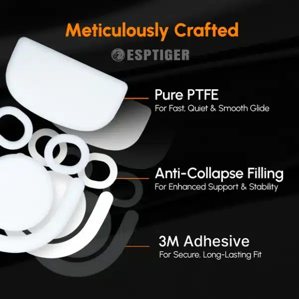 ESPTiger ICE V2 PTFE Mouse Skates for Logitech G Pro X Superlight 2 - AX Store Kuwait - 5