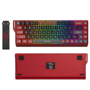 Gamax GM-02 tri-mode RGB mechanical keyboard with Arabic legends