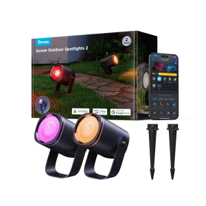 Govee Outdoor Spotlights 2 H7093 (2-Pack) - RGBWIC / IP67
