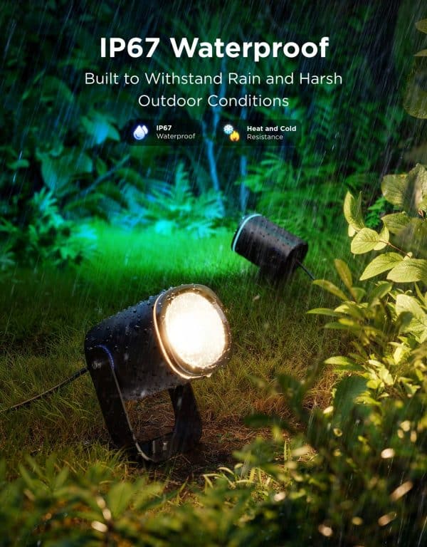 Govee Outdoor Spotlights 2 IP67 waterproof rating