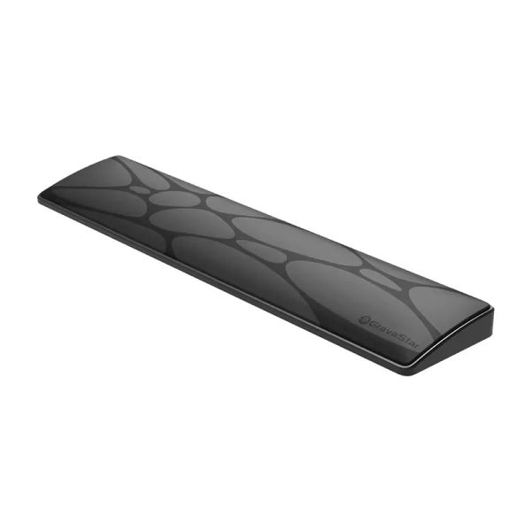 GravaStar 75% Keyboard Wrist Rest Pad in Black with PU leather surface