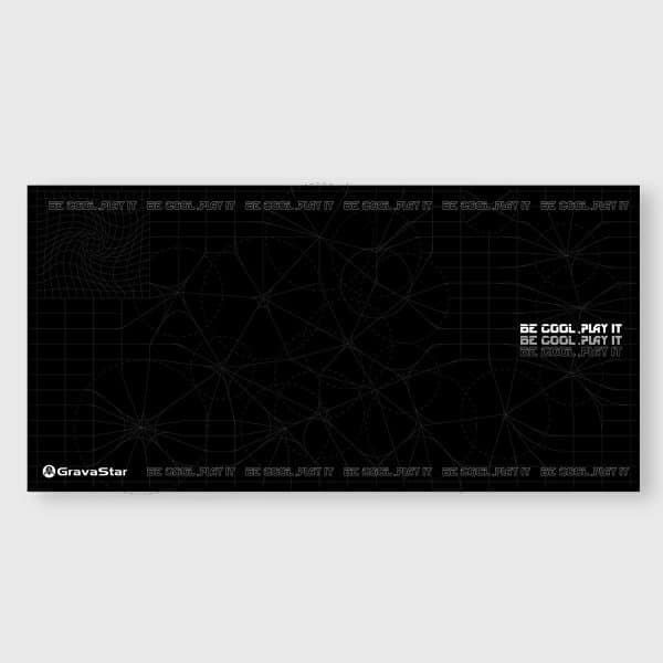 GravaStar Gaming Mouse Pad 800x400mm in Black