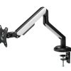 SADES Apep SA-MA02 RGB single monitor arm white gas spring