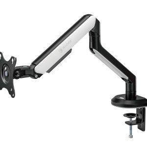 SADES Apep SA-MA02 RGB single monitor arm white gas spring