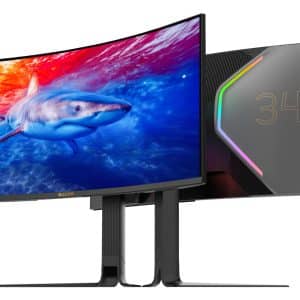 SADES BL-Shark 34 inch WQHD curved ultrawide gaming monitor front view