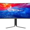 SADES BL-Shark curved ultrawide gaming monitor angled view