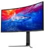 SADES BL-Shark curved ultrawide gaming monitor rear RGB view