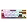SADES Bate Wolf 87 TKL tri-mode mechanical keyboard Bordeaux Red - AX Store Kuwait