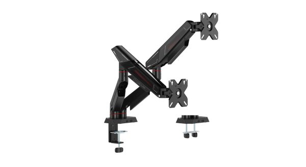 SADES Cobra dual monitor arm adjustment detail