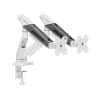 SADES Cobra dual monitor mount arm white up to 40 inch per arm