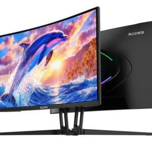 SADES FS-Dolphin-27 27 inch curved FHD 300Hz VA gaming monitor front view