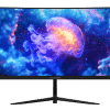 SADES NC-Pelagia curved gaming monitor black angled view