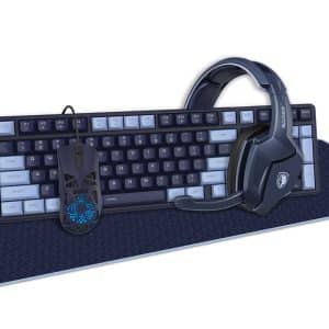 SADES Obsidian Arsenal SA-D20 4-in-1 Gaming Combo – Blue - AX Store Kuwait