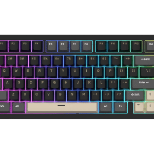 SADES Phantom Wolf 75 mechanical keyboard black with aluminum knob