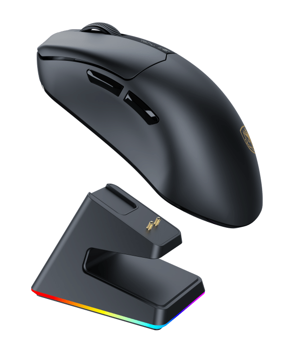 SADES Striker S2 black with RGB magnetic charging dock