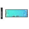 SADES Void Fission 60 ultra compact Hall Effect magnetic switch keyboard in black