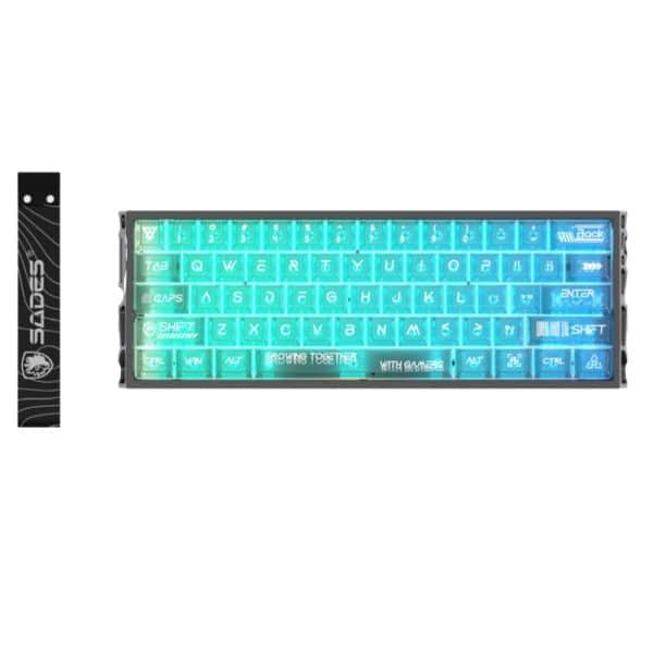 SADES Void Fission 60 ultra compact Hall Effect magnetic switch keyboard in black