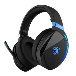SADES Warden I SA-201 Wireless Gaming Headset – 30h / AI Mic - AX Store Kuwait