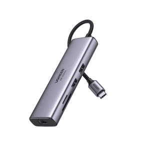 UGREEN CM512 90568 7-in-1 USB-C Hub – HDMI / Gigabit / SD & TF - AX Store Kuwait