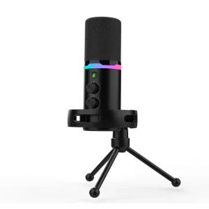 SADES Apex Owl SA-M02 RGB USB/XLR Dynamic Microphone – Black - AX Store Kuwait