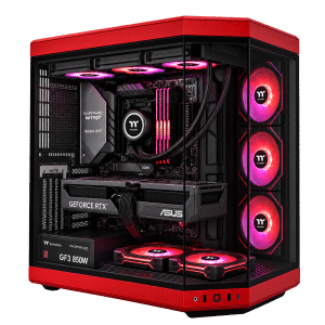 RTX 5070 Gaming PC – Ryzen 7 9700X – HYTE Y70 Black/Red