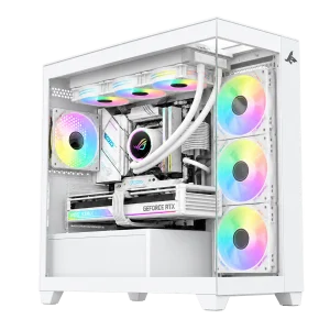 RTX 5070 Gaming PC – Ryzen 7 9700X – SharX XI700W White