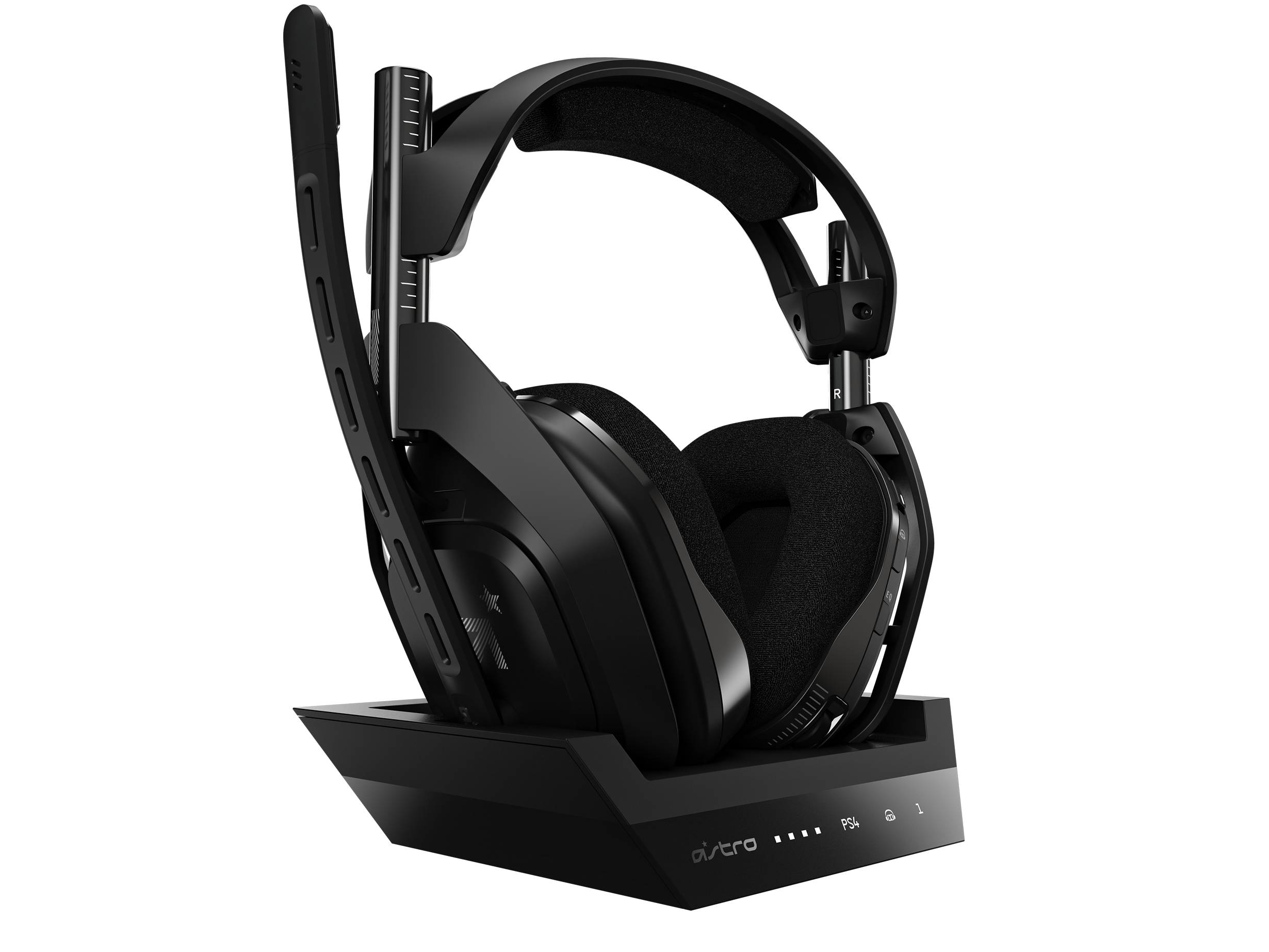 ASTRO A50 Gen4 PlayStation headset and charging base