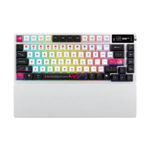 ASUS ROG AZOTH X Gaming Keyboard, White, Arabic Layout