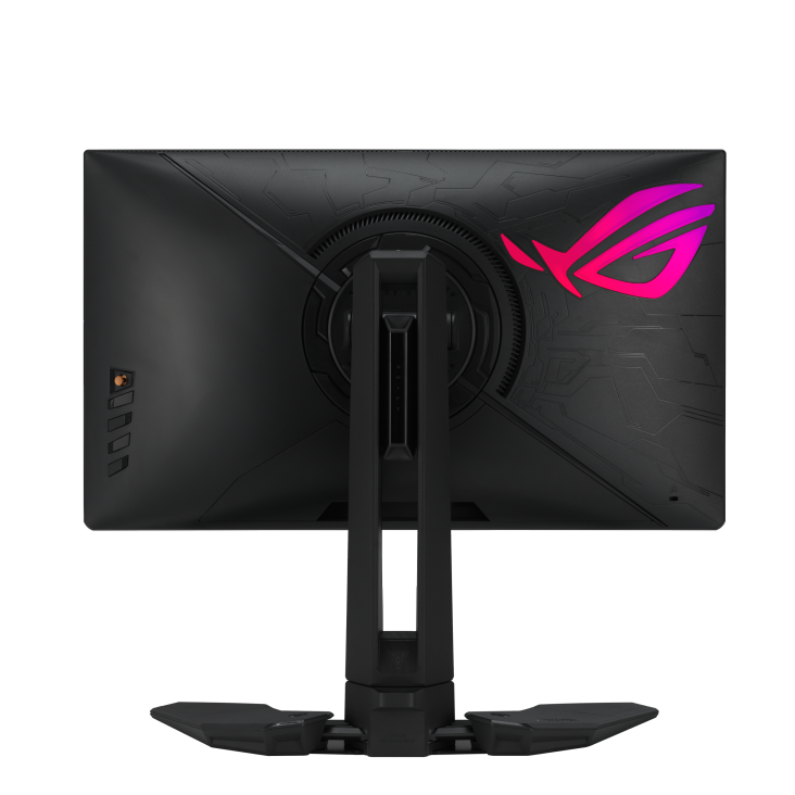 ASUS ROG Swift Pro PG248QP rear view and height adjustable stand