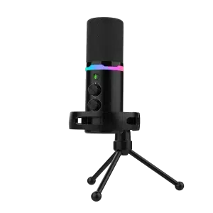 SADES Apex Owl SA-M02 RGB USB/XLR Dynamic Microphone - Black