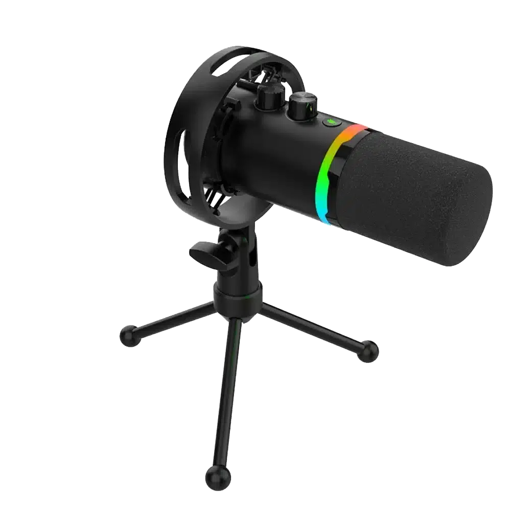SADES Apex Owl black microphone horizontal mounting angle