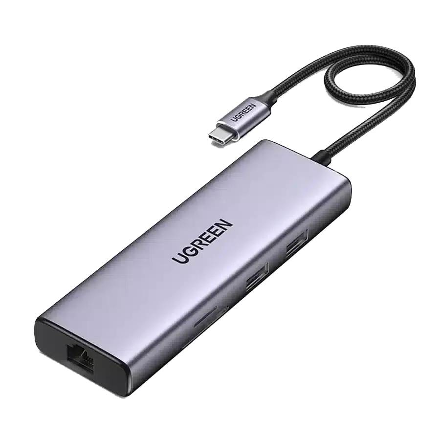 UGREEN CM490 90119 USB-C Hub - Dual 4K 60Hz HDMI, Gigabit & PD