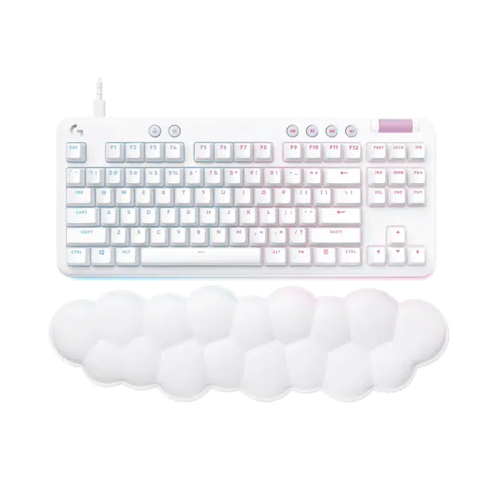 Logitech G713 TKL GX Brown Mechanical Gaming Keyboard - Off White