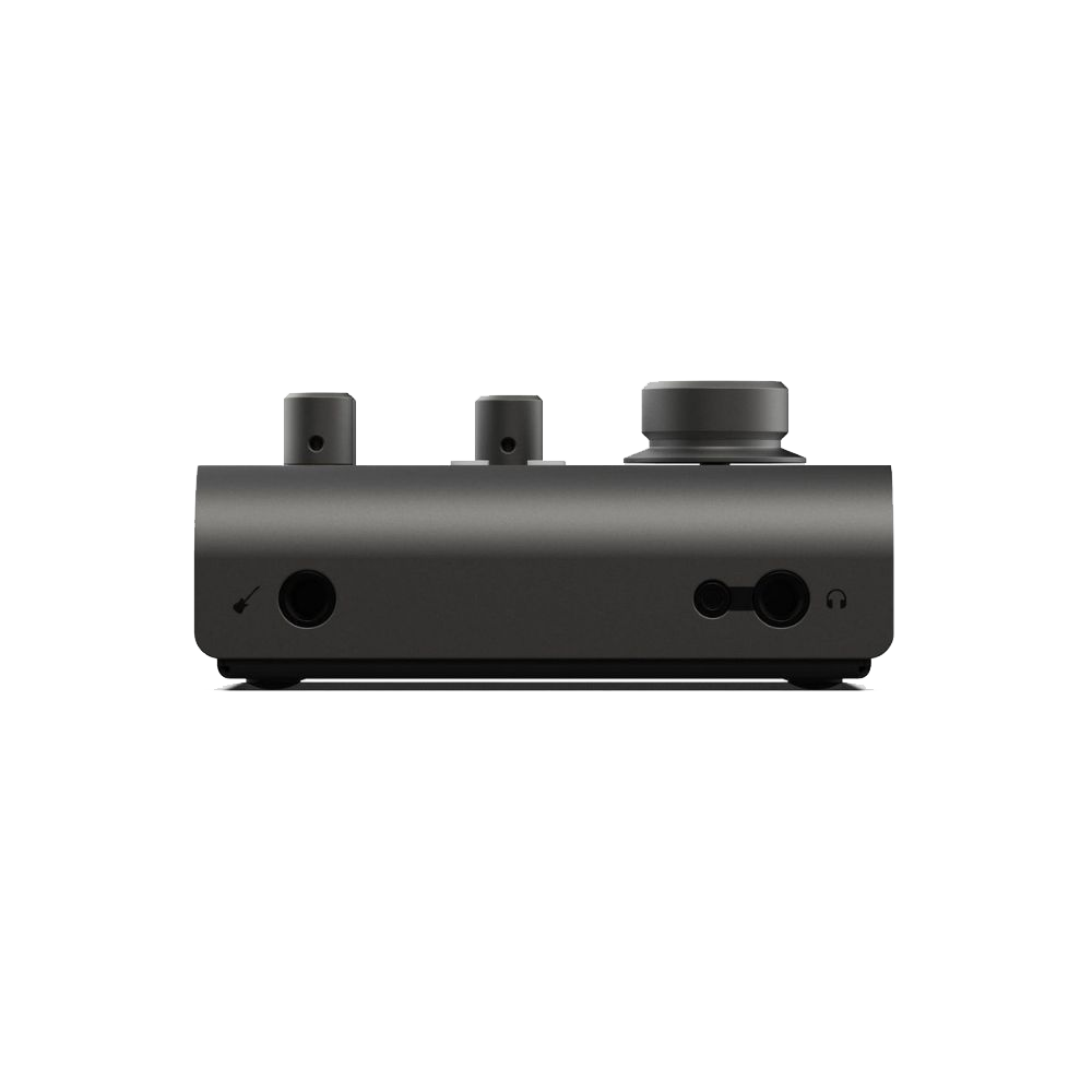 Audient iD4 MKII instrument input and dual headphone sockets