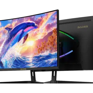 SADES FS-Dolphin-32 32" FHD Curved Gaming Monitor - 240Hz / 0.5ms / 1500R