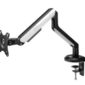 SADES Apep SA-MA02 RGB Single Monitor Arm - Aluminum / Gas Spring - White