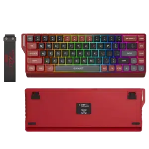 Gamax GM-02 Tri-Mode RGB Mechanical Keyboard - Arabic Support