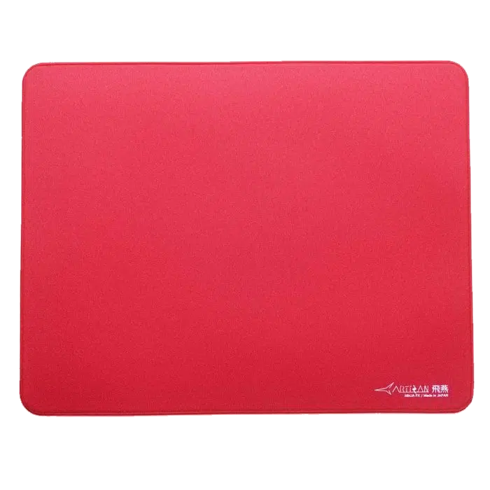 ARTISAN NINJA FX HIEN mousepad in Wine Red, shown from above