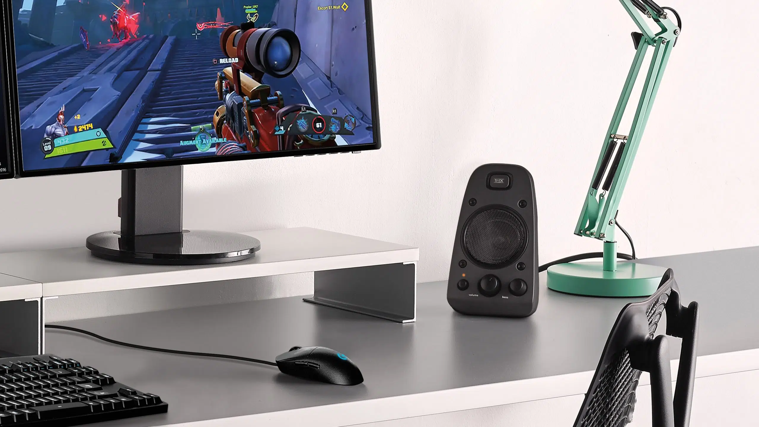 Logitech Z623 speaker setup