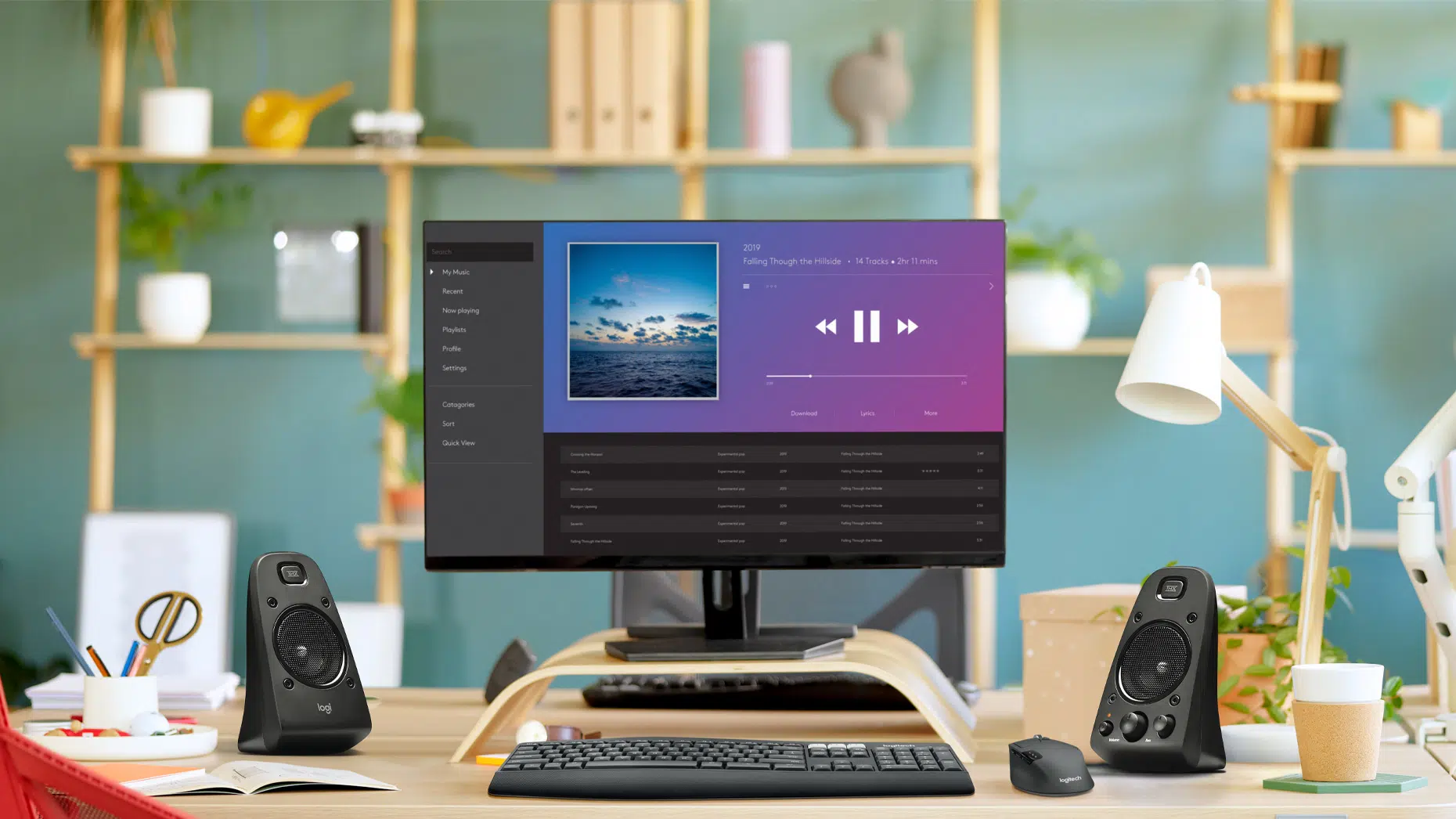Logitech Z623 design and controls