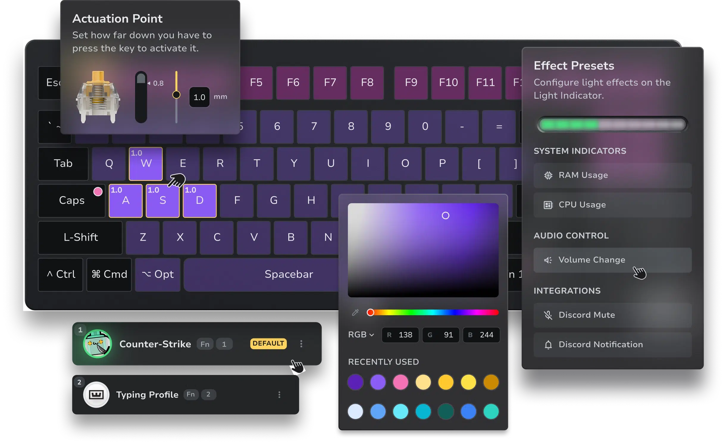 Official Wootility configuration software overview