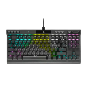 Corsair K70 RGB TKL Optical-Mechanical Keyboard, Black