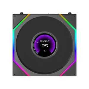 LIAN LI UNI FAN TL LCD FLEX Reverse Blade Wireless 120mm ARGB Fan – 1 Pack - AX Store Kuwait