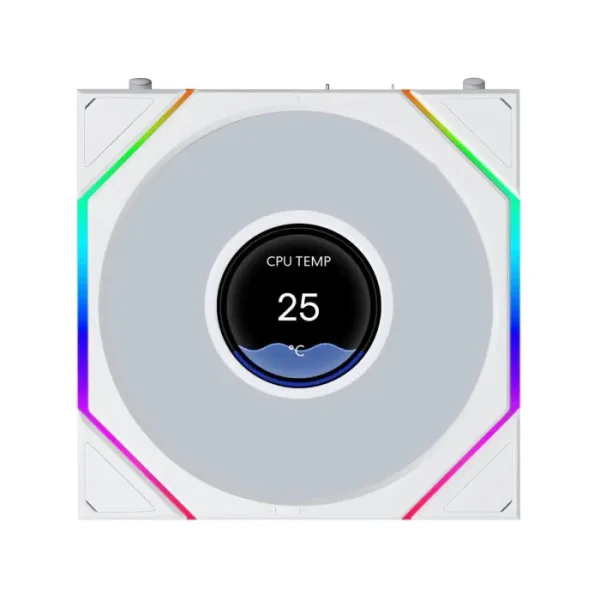 LIAN LI UNI FAN TL LCD FLEX Reverse Blade Wireless 120mm ARGB Fan – 1 Pack - AX Store Kuwait - 2