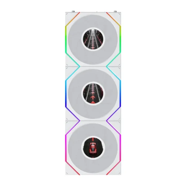LIAN LI UNI FAN TL LCD FLEX Wireless 120mm ARGB Fans – 3 Pack - AX Store Kuwait - 8