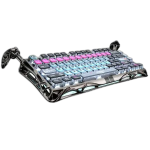 GravaStar Mercury V75 Pro Cyberpunk Gaming Keyboard, 75% Layout