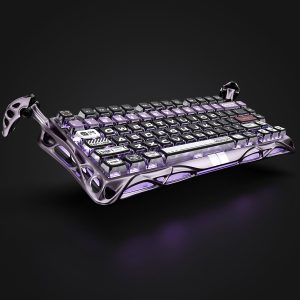 GravaStar Mercury V75 Pro 75% Hall Effect Gaming Keyboard - Iron Purple